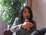 Karima Delli (EELV) reçoit des étudiants journalistes. Pour Gilles Pargneaux (PS) la presse national fait mal son travail sur l'UE