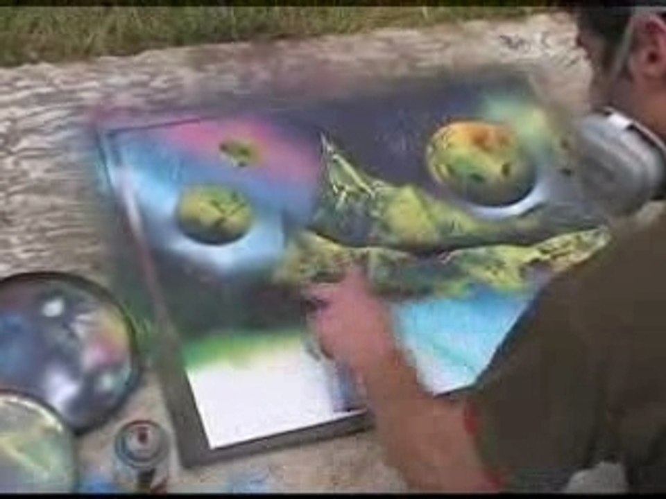 Peinture-bombe