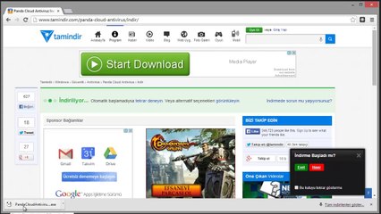 Yeni Tamindir'den Google Chrome ile Program İndirme