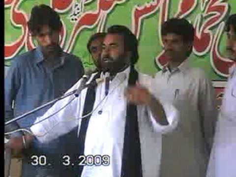 Zakir Ghulam Abbas fredka p 1 majlis 30 mar jalsa Malik Ghulam Abbas at Sargodha
