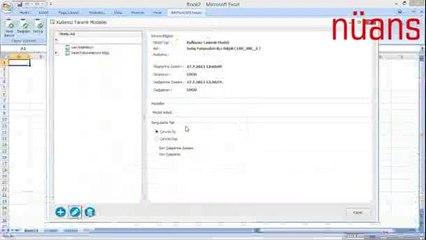 7. Kullanici Tanimli Modeller Hesaplanmis Alan Ekleme (NUANS BİLİŞİM)