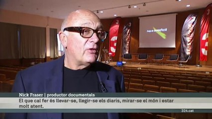 TV3 - Telenotícies migdia - Nick Fraser per celebrar aniversari "Sense ficció"