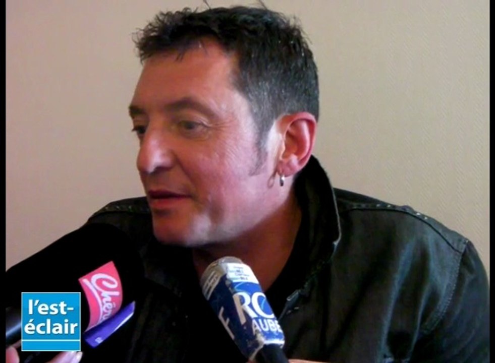 Yves Jamait à Troyes pour présenter la programmation des Nuits de Champagne 2014