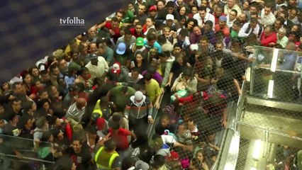 Métro brésilien : pire que l'enfer! A quelques jours de la coupe du monde!