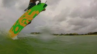 Kite trick in Playa del Carmen