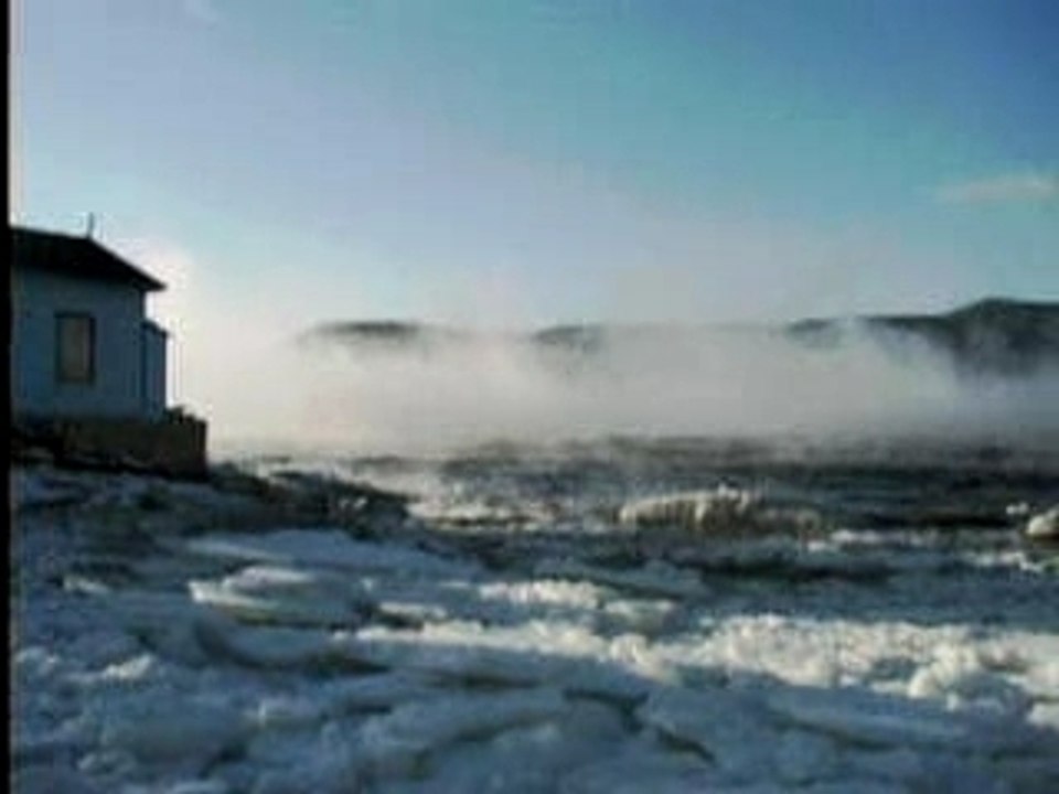 Le Saguenay en Janvier de Tadoussac