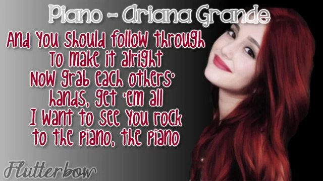 Ariana Grande | Piano (Paroles / Lyrics)