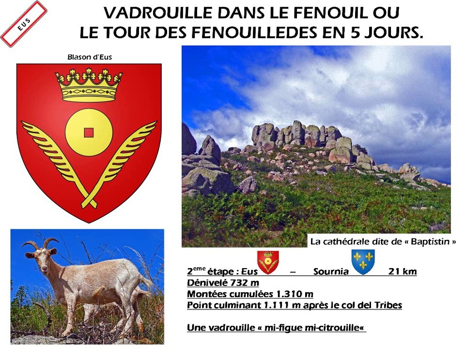 TOUR DES FENOUILLEDES ETAPE 2 de Eus à Sournia