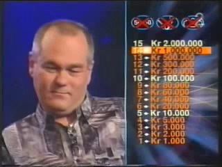 Vil du bli millionær - 2.000.000 NOK