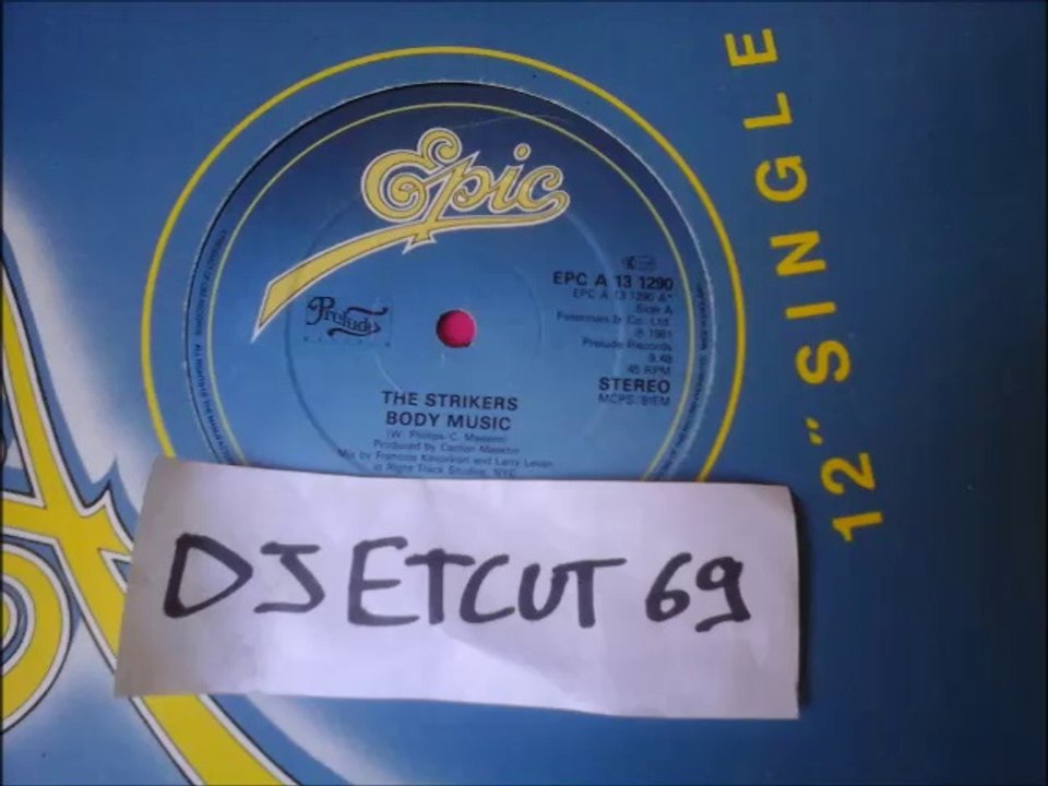 THE STRIKERS -BODY MUSIC (RIP ETCUT)EPIC REC 81