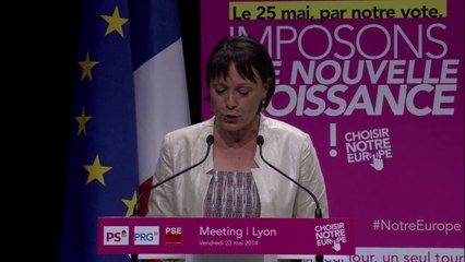 Retrouvez l'intervention de Sylvie Guillaume au meeting européen de Lyon le 23 mai