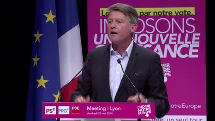 Intervention de Vincent Peillon au meeting européen de Lyon