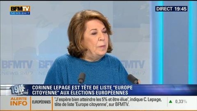 Corinne Lepage: L'invitée de Ruth Elkrief – 23/05