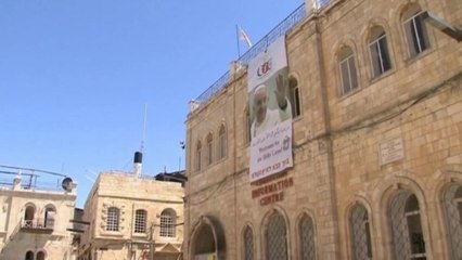 Preparing for the Pope in the Holy Land