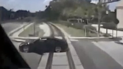 Woman Narrowly Escapes SunRail Train Crash