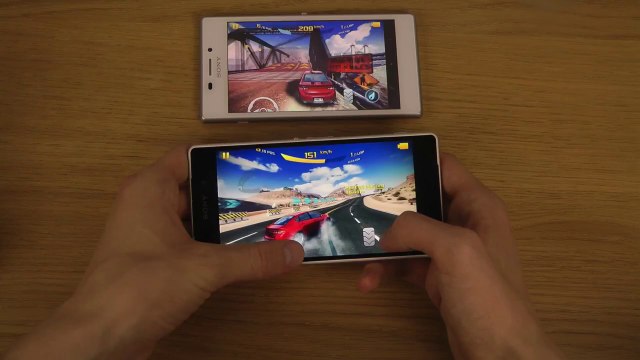 Sony Xperia M2 vs. Sony Xperia Z2 - Asphalt 8 Gaming Comparison