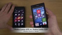 Nokia Lumia 630 vs. Nokia Lumia 520 - Windows Phone 8.1 Review