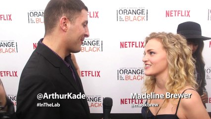 Madeline Brewer With #InTheLab at the NYC Premiere of "Orange is the New Black