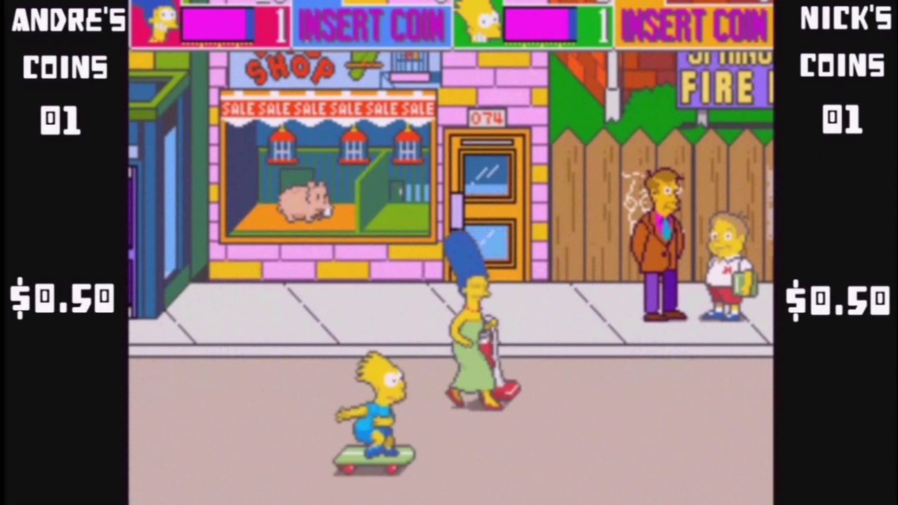 Coin Wasters - The Simpsons Arcade