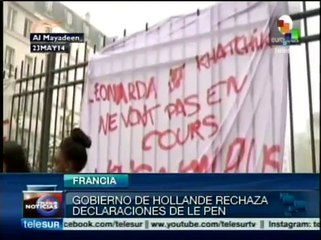 Francia: propone Le Pen acabar con inmigrantes utilizando gas ébola