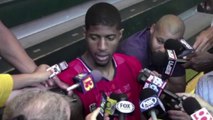 Paul George on Concussion & Game 3 Status   May 23, 2014   Pacers vs Heat   NBA Playoffs 2014