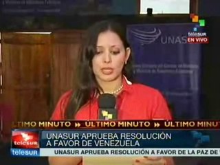 Unasur rechaza la injerencia de EE.UU. en Venezuela