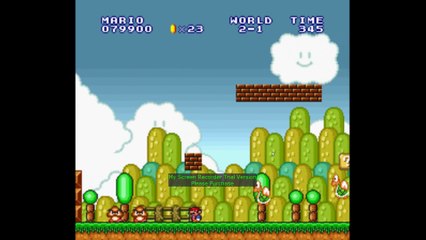 Super Mario Bros. (All stars version) Gameplay (Quit On World 2)