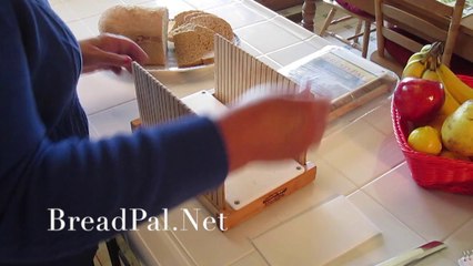 The Bread Pal Foldable Bread Slicing Guide