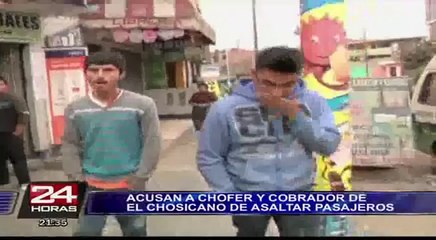 Otra de El Chosicano: chofer y cobrador habrían asaltado a pasajeros