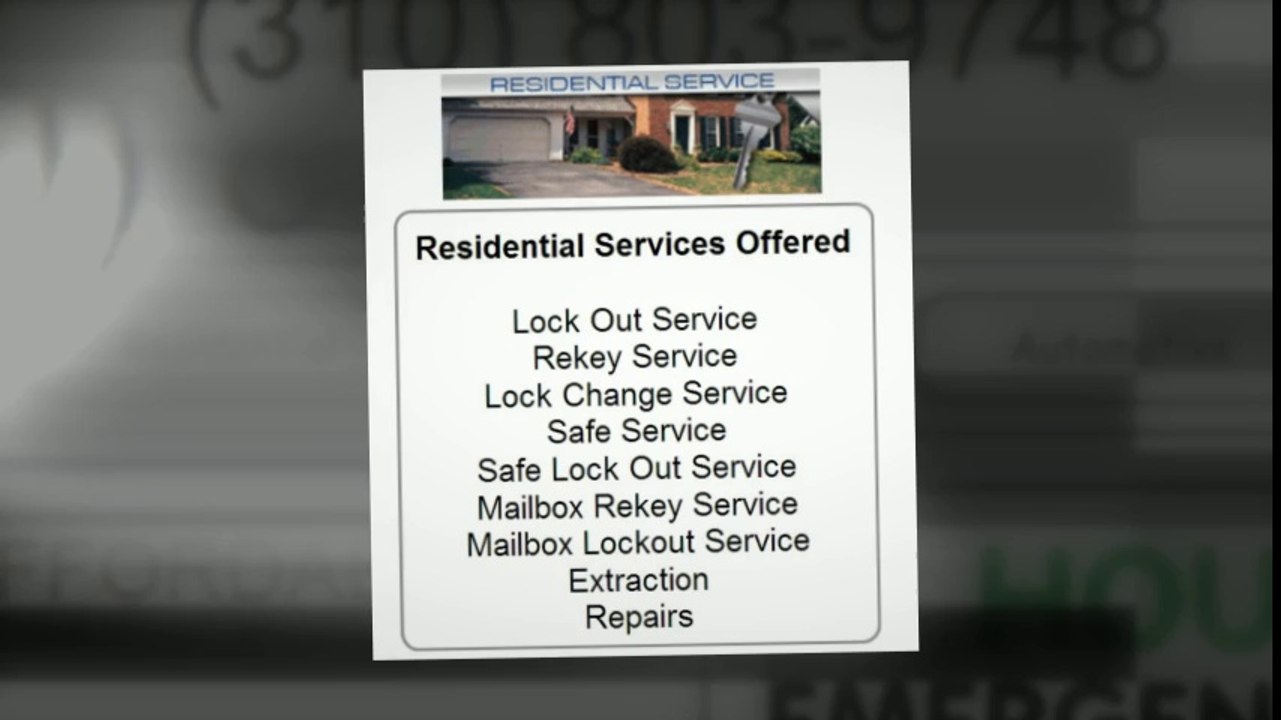 Locksmith in Redondo Beach, CA - (310) 803-9748 24_7 Locksmiths in Redondo Beach 90277