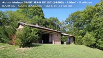 Villa SAINT JEAN DE LUZ Immobilier Barnes Côte Basque