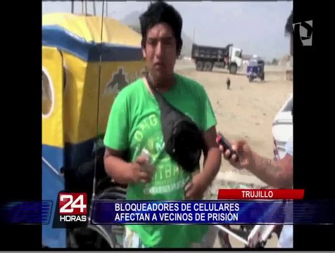 Trujillo: vecinos son afectados por bloqueadores de celulares en penal El Milagro
