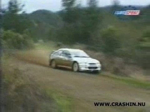WRC- rally bruno thiry crashes one of t