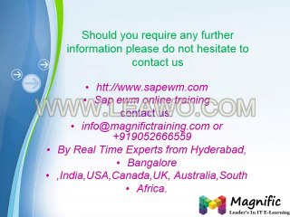 SAP EWM ONLINE TRAINING AUSTRALIA