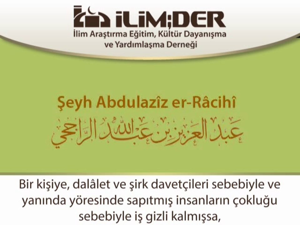 Allah'tan Başkasına İbadet Edenin Dünya ve Ahiretteki Hükmü