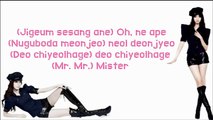 Girls' Generation (SNSD)  Mr. Mr. Lyrics