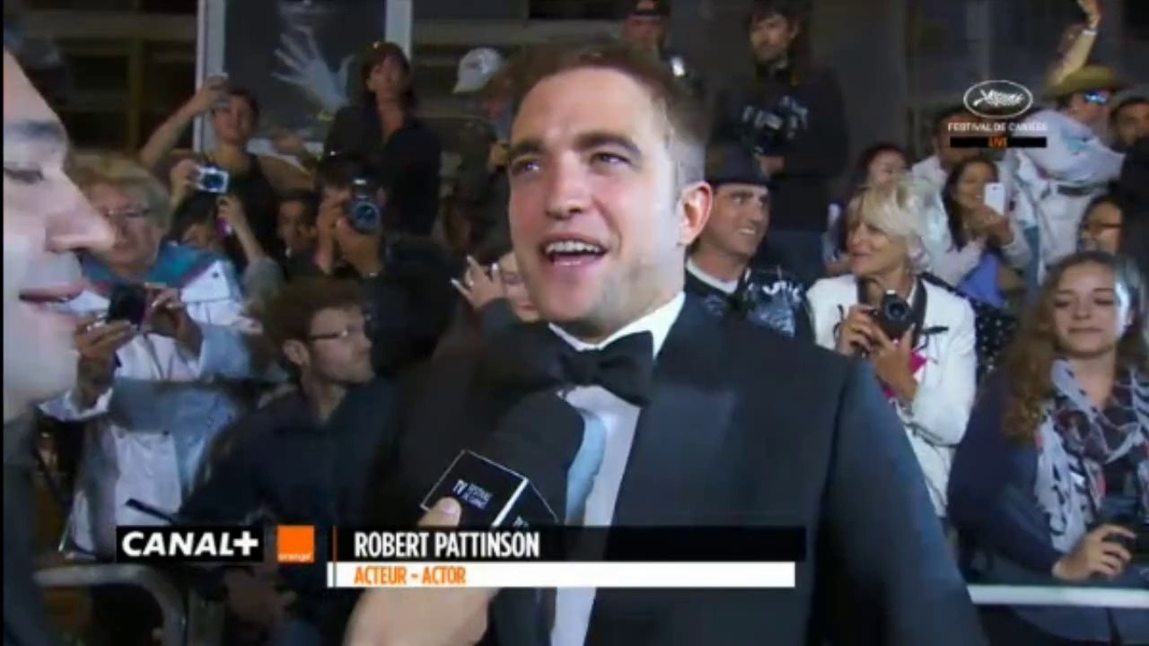 18|05|2014 Interview of Robert Pattinson on Red Carpet The Rover