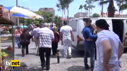 6,7 Şiddetindeki Ege'de Deprem Anı Çanakkale'de halk sokağa döküldü