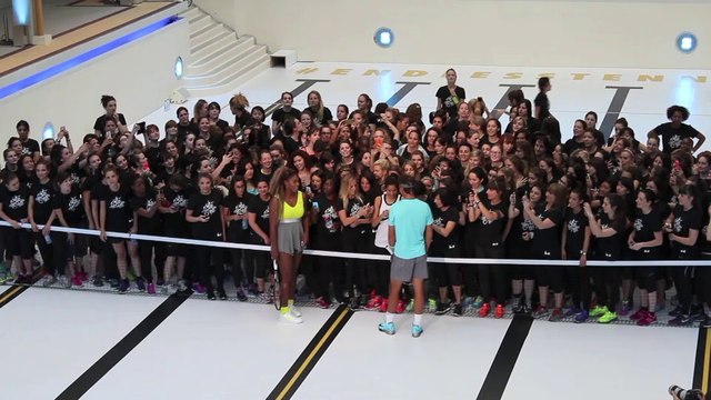 Serena Williams et Rafael Nadal à la piscine Molitor !