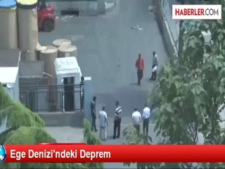 Ege Denizinde 6,5 Büyüklüğünde Deprem
