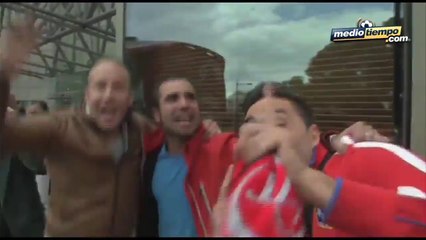 El Atlético de Madrid llegó de buen humor a Lisboa