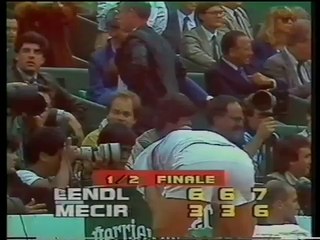 FO 1987 SF Lendl vs. Mecir