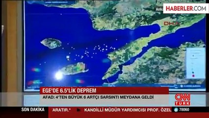 Ege'de Korkutan Deprem