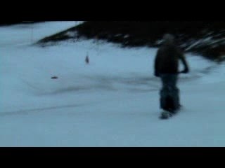 course de luge + gamelle