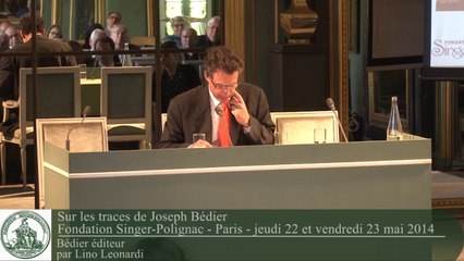 Bédier éditeur, par Lino Leonardi