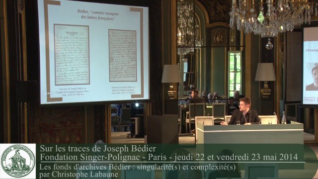 Les fonds d'archives Bédier : singularité(s) et complexité(s) par Christophe Labaune