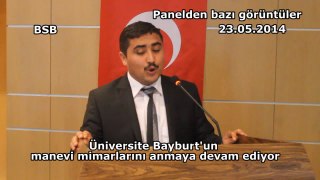 Bayburt Üniversitesi Bayburt'un manevi mimarlarını anmaya devam ediyor