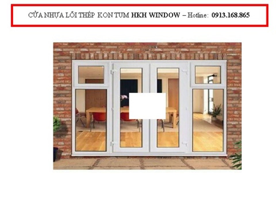 Cửa nhựa lõi thép tại Kon Rẫy Kon Tum (0913.168.865 Mr trường)