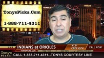 MLB Odds Baltimore Orioles vs. Cleveland Indians Pick Prediction Preview 5-24-2014