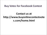Buy Votes for Facebook Contests